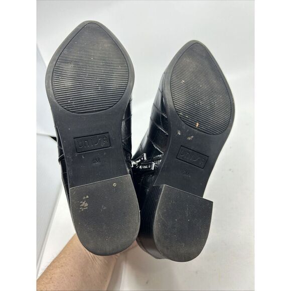 Unisa Boots Womens 7.5 M Unpesa Ankle Bootie Blue Casual Comfort Block Heels Zip - Picture 8 of 9